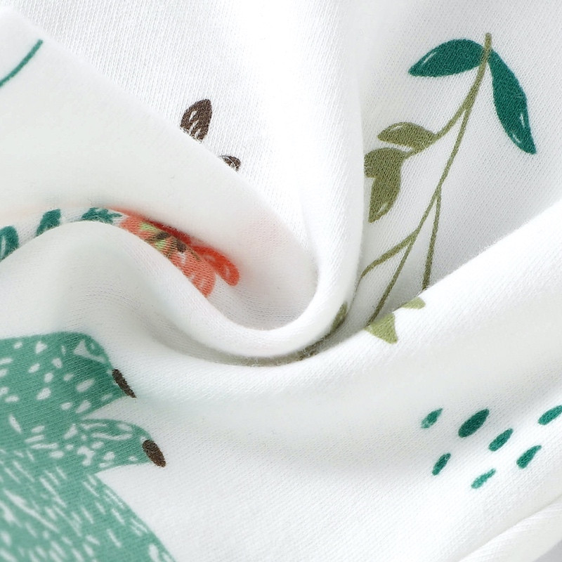 Pajama Set 2Y-7Y Organic Cotton O-neck Super Soft And Breathable Bear HY6004-8